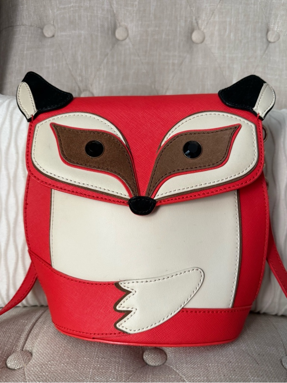 Kate Spade New York "Blaze a Trail" Fox Crossbody Bag - Picture 3 of 12